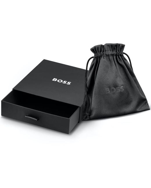 BOSS BUSINESS Metallic Boss Doran Necklace for men
