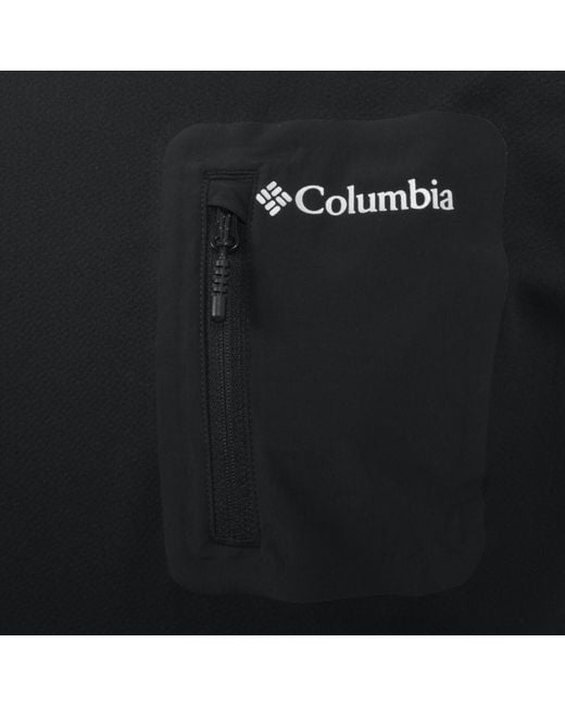 Columbia Black Long Sleeved Tech T Shirt for men
