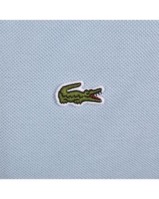 Lacoste Blue Relaxed Fit Pique Shirt for men