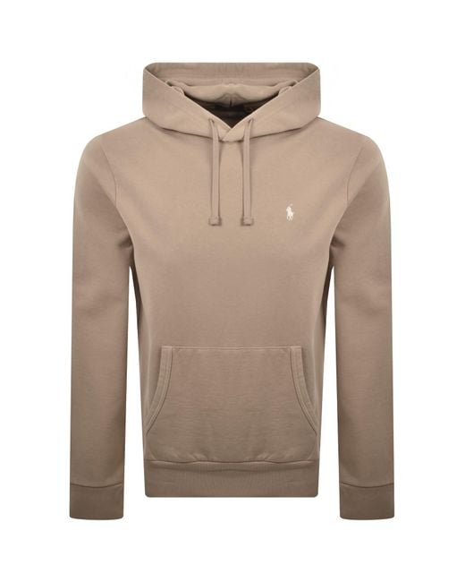 Ralph Lauren Natural Pullover Hoodie Vintage Khaki for men