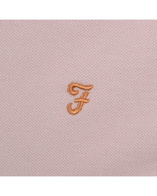 Farah Pink Farah Elton T Shirt Flora for men
