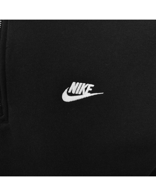 Nike Black Quarter Zip Sweatshirt for men
