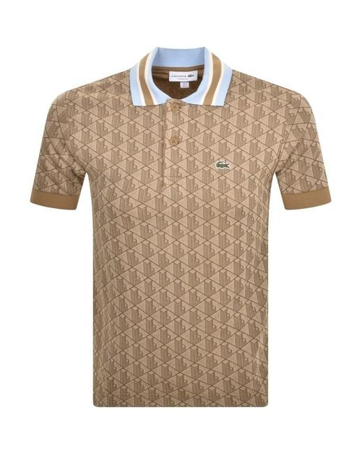 Lacoste Natural Logo Polo T Shirt for men