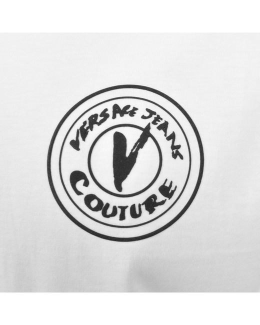 Versace Jeans White Couture Seasonal T Shirt for men