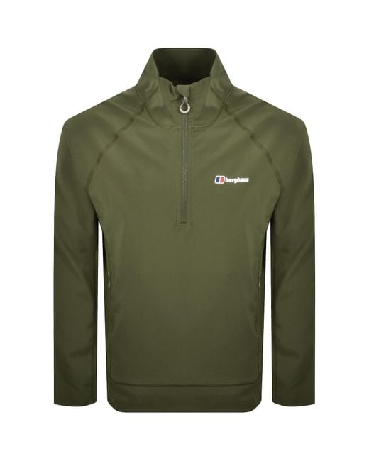 Berghaus Green Wavertree Half Zip Jacket Dark for men