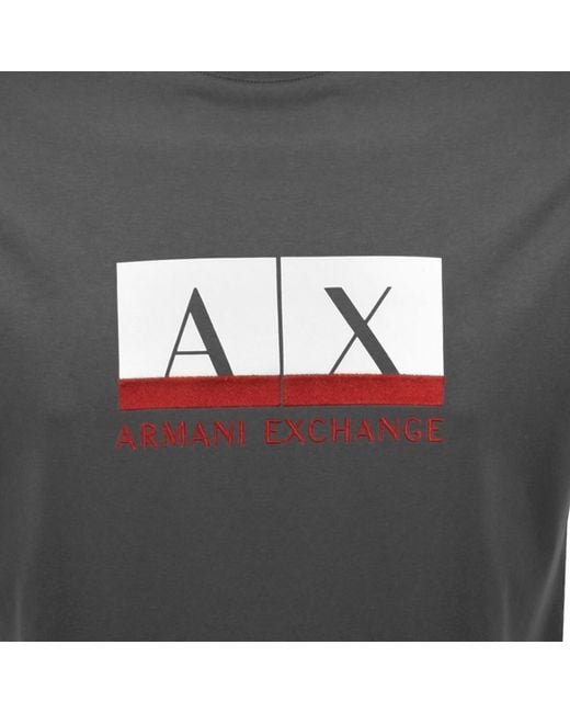 ARMANI EXCHANGE Gray T Shirt for men