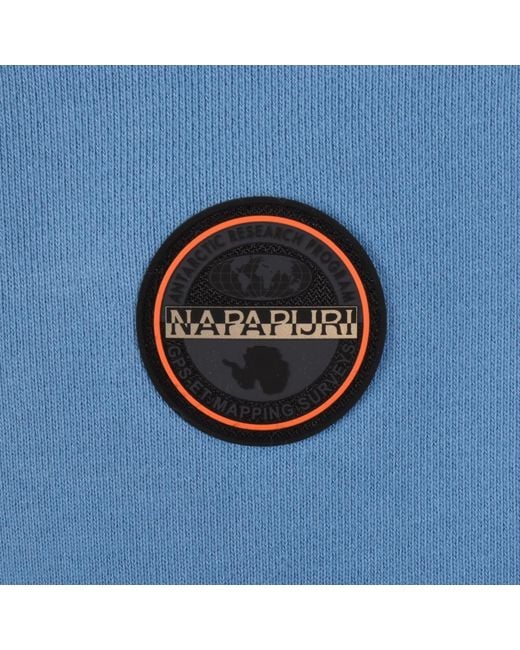 Napapijri Blue Badge Sweatshirt for men