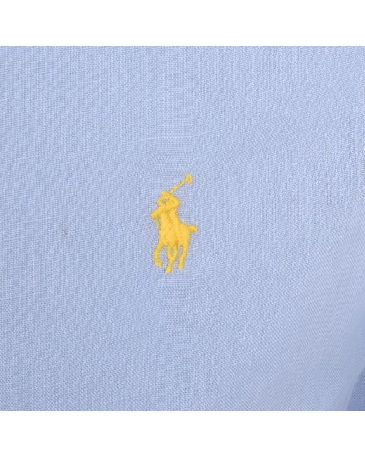 Ralph Lauren Blue Long Sleeve Shirt for men