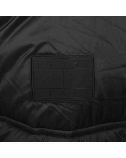 Tommy Hilfiger Black Logo Puffer Jacket for men