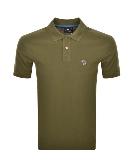 Paul Smith Green Regular Polo T Shirt for men
