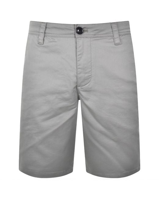 ARMANI EXCHANGE Gray Chino Shorts Light for men