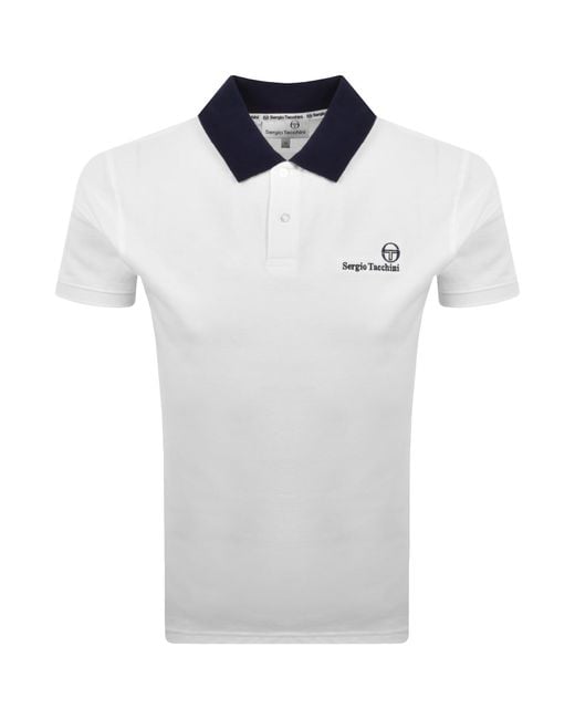 Sergio Tacchini White Bondi Polo T Shirt for men