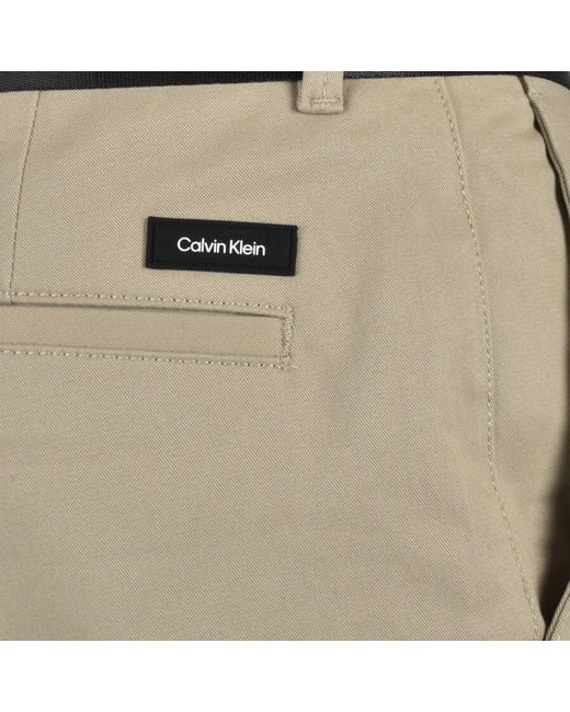 Calvin Klein Natural Modern Twill Slim Fit Shorts for men
