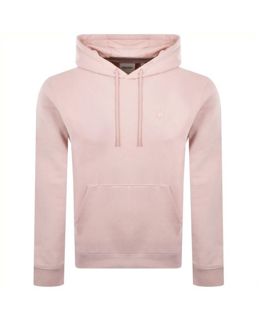 Lyle & Scott Pink Pullover Hoodie for men