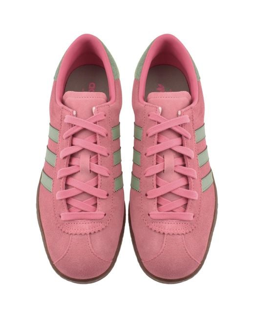 Adidas Originals Pink Stadt Trainers for men