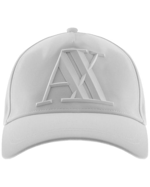 Armani Exchange Gray Logo Cap for men