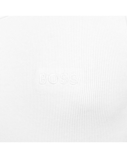 BOSS BUSINESS White Boss 3 Pack Vest T Shirts for men