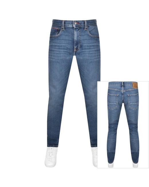 Tommy Hilfiger Blue Houston Slim Taper Fit Jeans for men