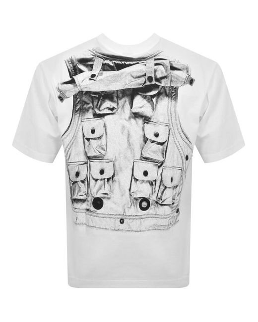 G-Star RAW Gray Raw Archive Boxy T Shirt for men