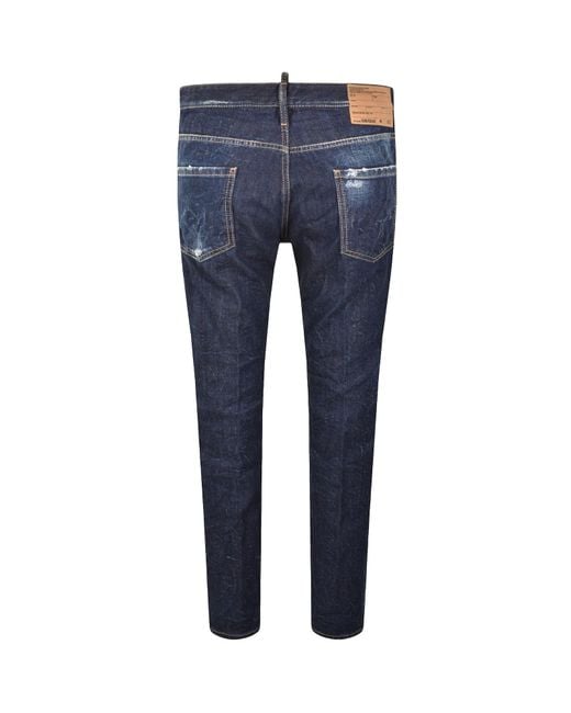 DSquared² Blue Cool Guy Slim Fit Jeans Dark for men