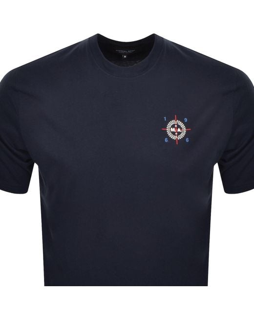 Marshall Artist Blue Zero Twenty Six T Shirt for men