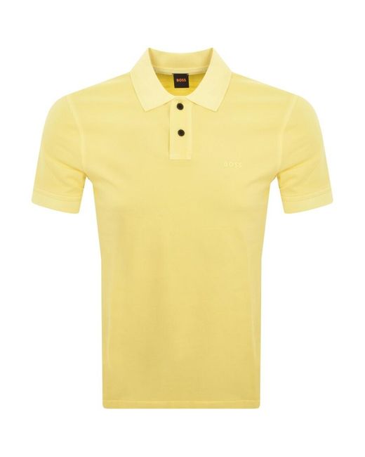 Boss Yellow Boss Prime Polo T Shirt for men