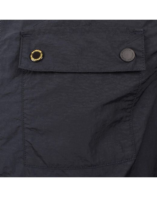 Barbour Blue Inline Overshirt for men
