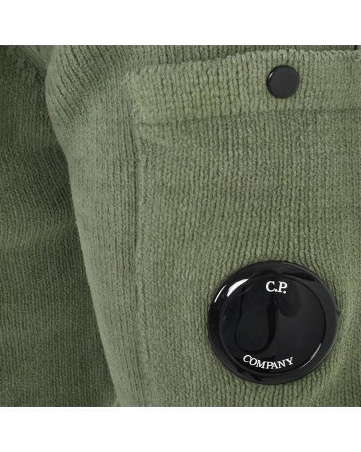 C P Company Green Cp Company Chenille Knit Jumper for men