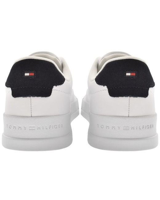 Tommy Hilfiger White Court Trainers for men