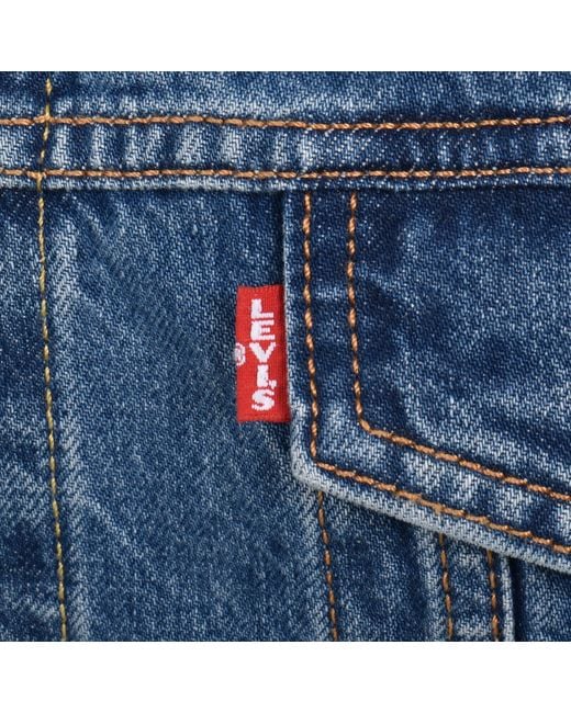 Levi's Blue Denim Trucker Jacket for men