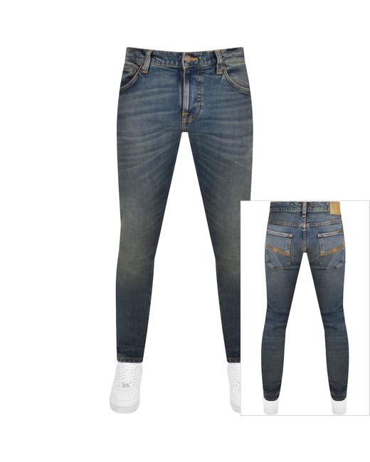 Nudie Jeans Blue Jeans Tight Terry Jeans for men