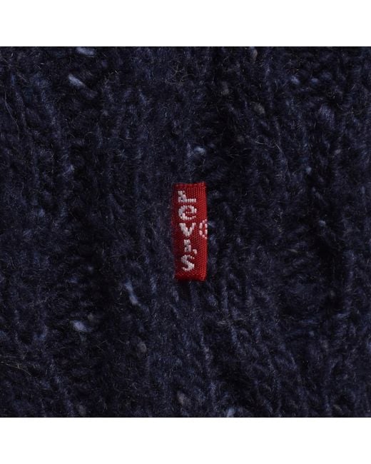 Levi's Blue Wool Blend Knit Jumper for men