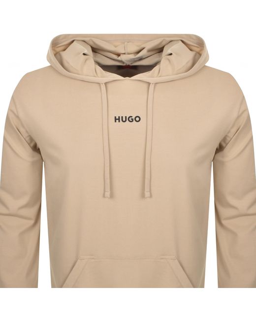 HUGO Natural Linked Hoodie for men