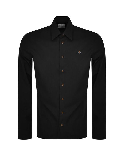 Vivienne Westwood Black Long Sleeved Shirt for men