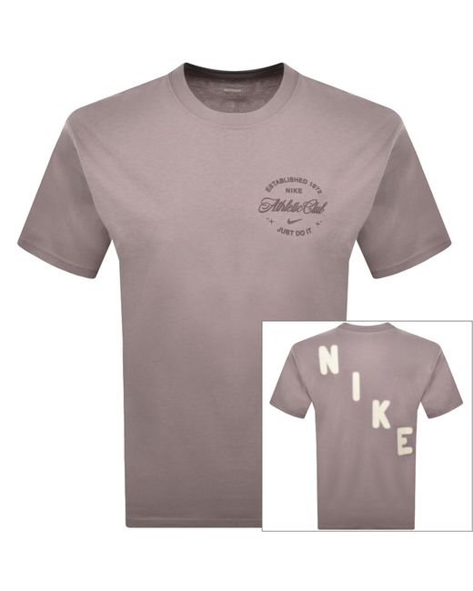Nike Purple M Nk T Shirt for men