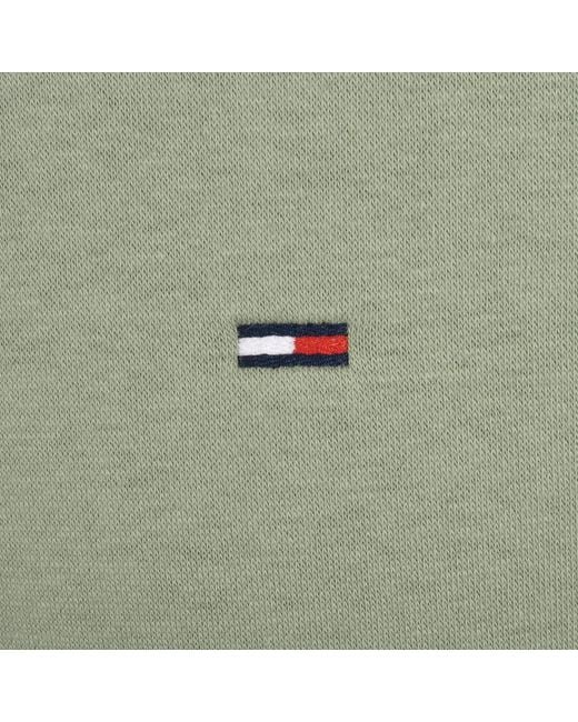 Tommy Hilfiger Green Flag Logo Sweatshirt for men