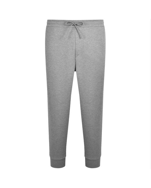 Boss Gray Boss Contrast Piping Tracksuit Set for men