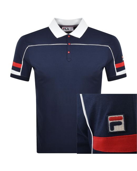 Fila Blue Grandslam Polo T Shirt for men