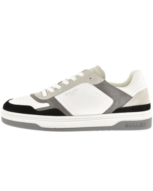 Mallet White Barnsley Trainers for men