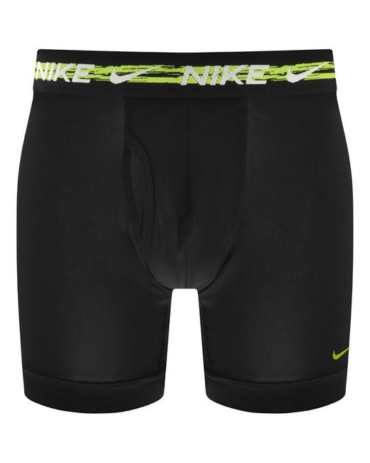 Nike Black Logo Three Pack Boxer Briefs for men