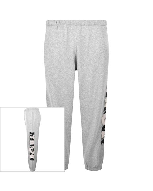 True Religion Gray Applique Joggers Heather for men
