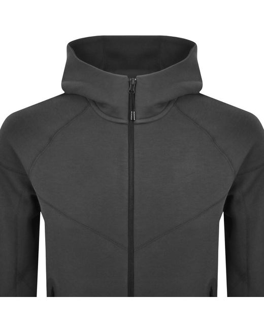 Nike Gray Sportswear Tech Full Zip Hoodie for men