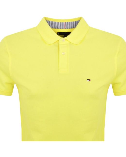 Tommy Hilfiger Yellow 1985 Polo T Shirt for men