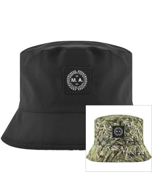 Marshall Artist Green Reversible Bucket Hat for men