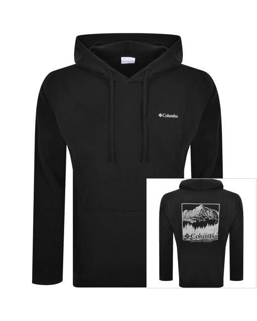 Columbia Black Trek Graphic Hoodie for men