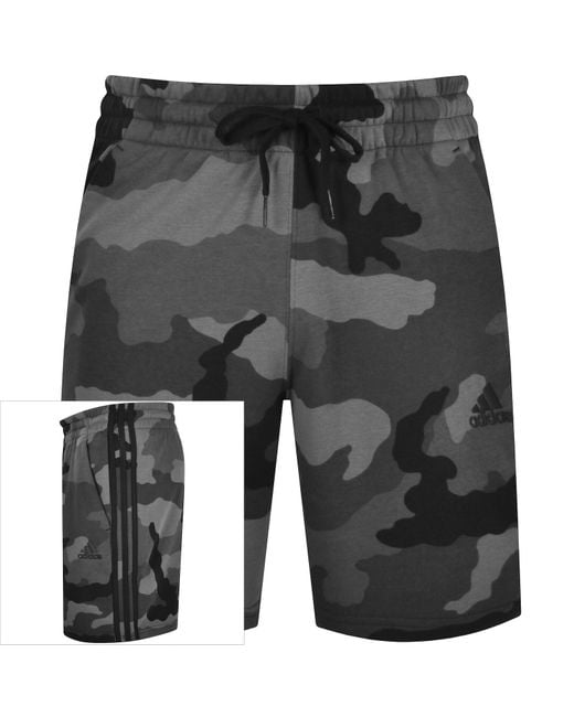 Adidas Gray Camo Shorts for men