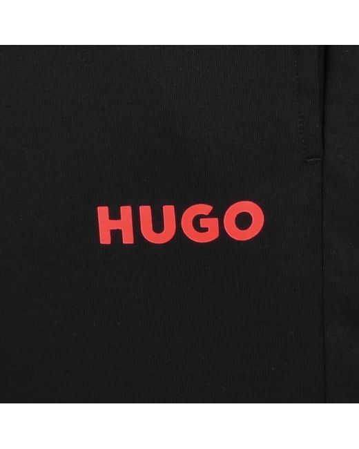 HUGO Black Lounge Linked jogging Bottoms for men