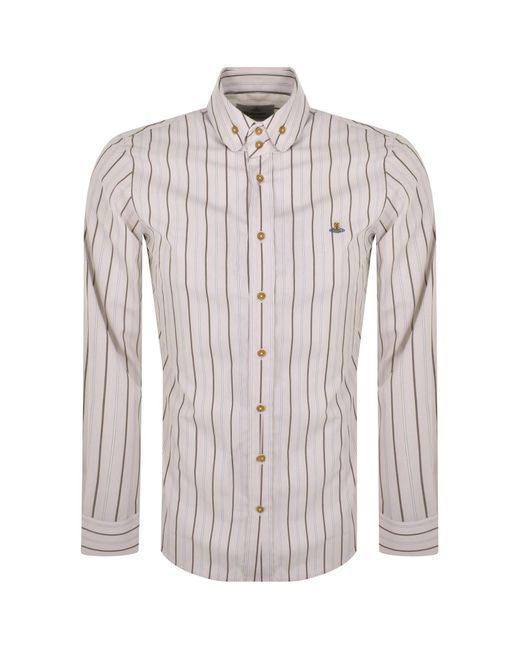 Vivienne Westwood Natural 2 Button Krall Shirt for men