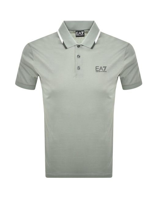 EA7 Green Emporio Armani Tennis Polo for men