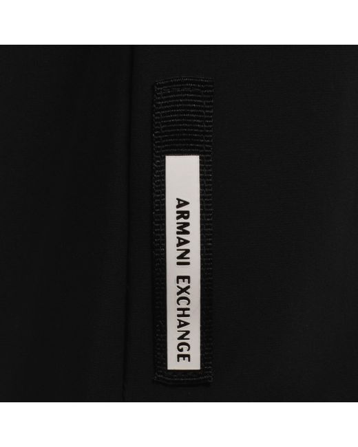 ARMANI EXCHANGE Black Nylon Overshirt for men